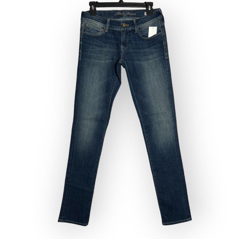 NWT MAVI SERENA Low-Rise Super Skinny Jeans SIZE 27 x 33 Dark Wash Blue Denim